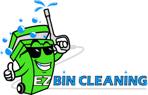 EZ Bin Cleaning logo - white